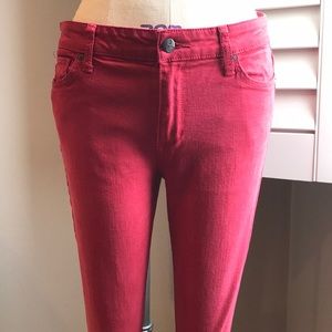 Else red skinny jeans 28